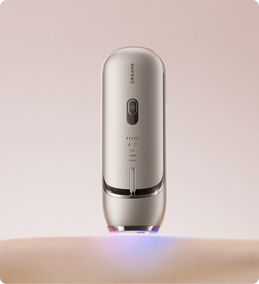 Appareil d'épilation IPL Dreame Nova avec la précision du traitement Adaptizone™ pour des soins personnalisés sur tout le corps