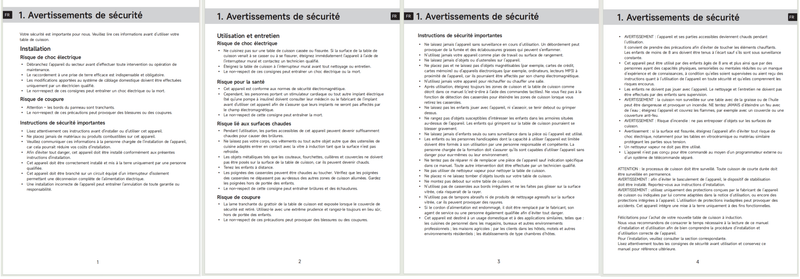 Avertissements et consignes de sécurité