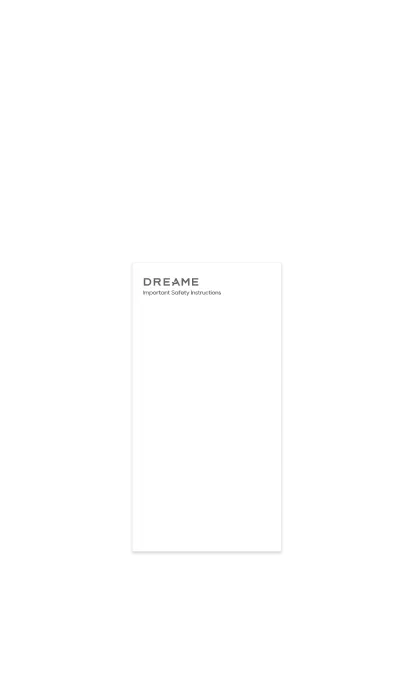 Dreame Pocket Pro instructions de sécurité importantes pour une utilisation sereine