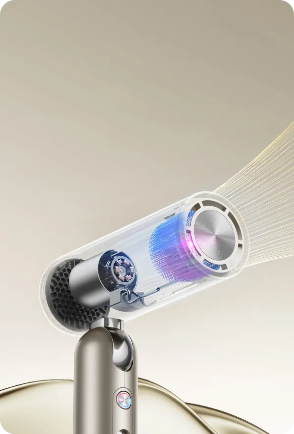 Dreame Pocket Pro maintient une température constante de 57 °C pour protéger les cheveux