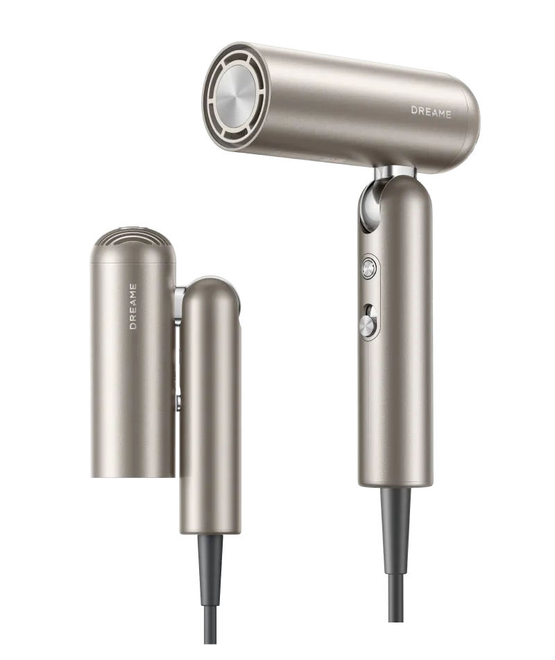 Spécifications techniques du Dreame Pocket Pro : puissance, tension, poids, vitesse du moteur et ions négatifs
