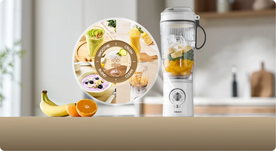 Dreame Portable Blender avec 5 fonctions préréglées pour une préparation culinaire simplifiée