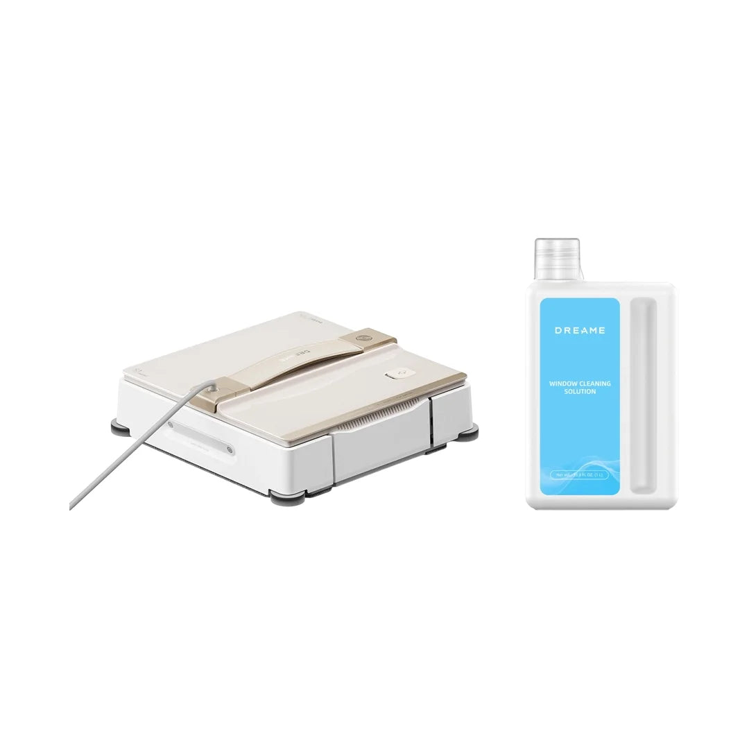 Dreame Robot Lave Vitres C1 + Solution de nettoyage pour vitres 1L