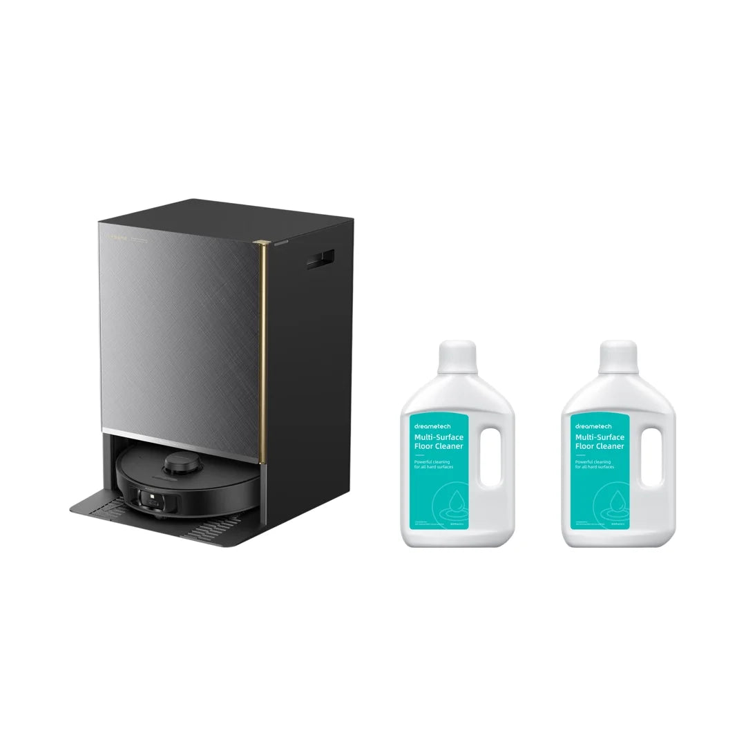 Dreame Matrix10 Pro Noir Robot Aspirateur Laveur + 2 nettoyants pour sols