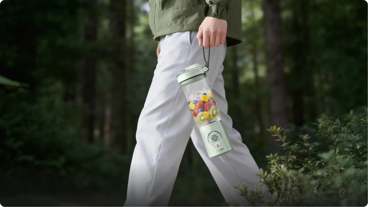 Dreame Portable Blender portable avec poignée de transport en silicone robuste pour un transport facile