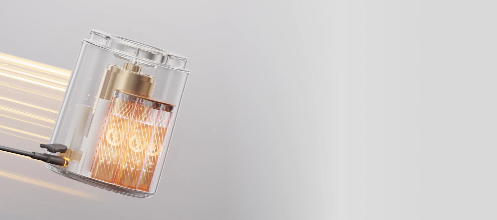 Batterie à charge rapide Dreame Portable Blender 2000mAh avec indicateur d'état de charge lumineux