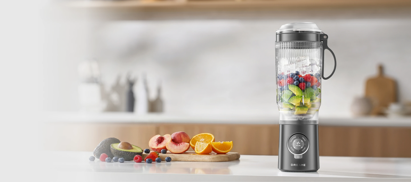 Marque Dreame Portable Blender à rayonnement mondial et design compact pour un rangement facile