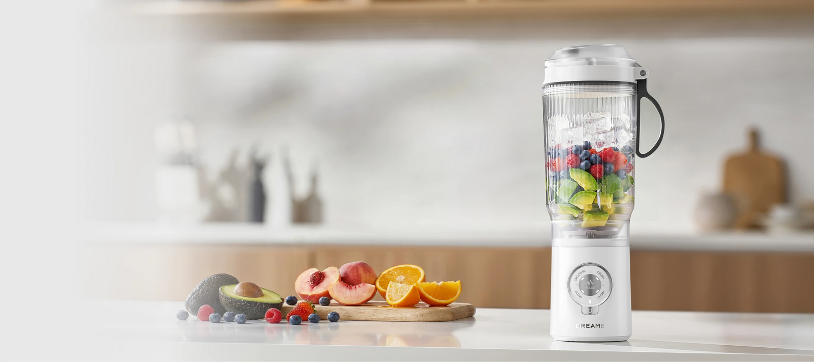 Marque Dreame Portable Blender à rayonnement mondial et design compact pour un rangement facile