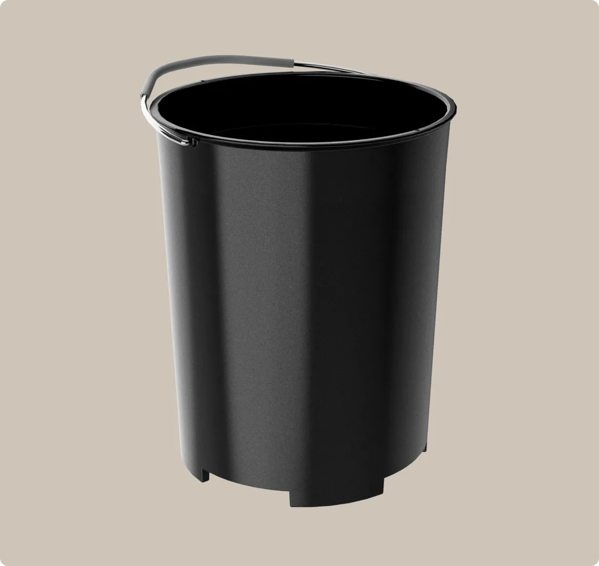 Le bac sec vide du Dreame SF25 WiFi offre une capacité de 2,5 L dans un format compact.