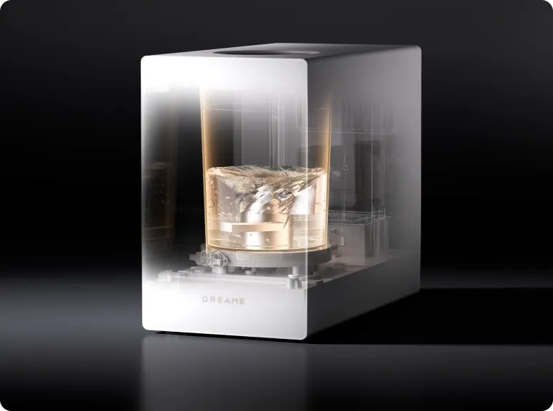 Le nettoyage automatique à haute température du Dreame SF25 WiFi maintient l'intérieur hygiénique sans frotter.