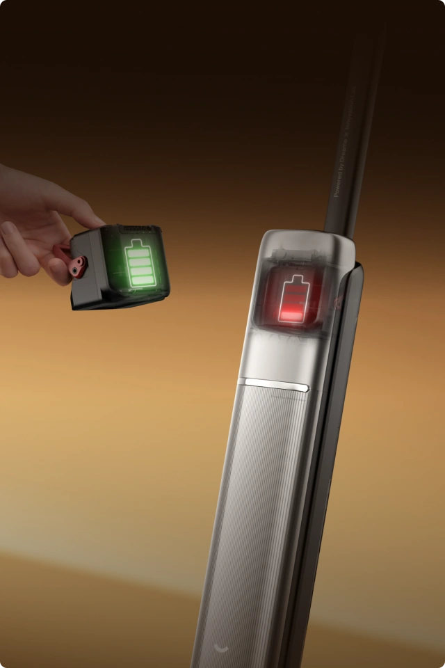 Changez de batterie pour 70 min d’autonomie supplémentaire