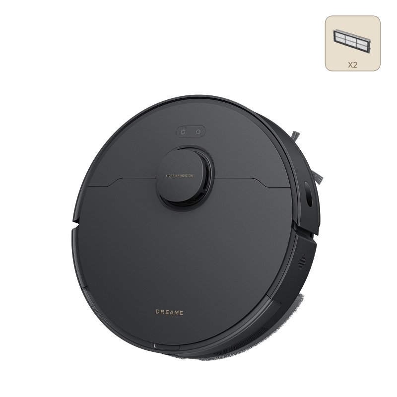Dreame Robot Aspirateur Laveur D20 Noir + Filtre pour boîte à poussière*2
