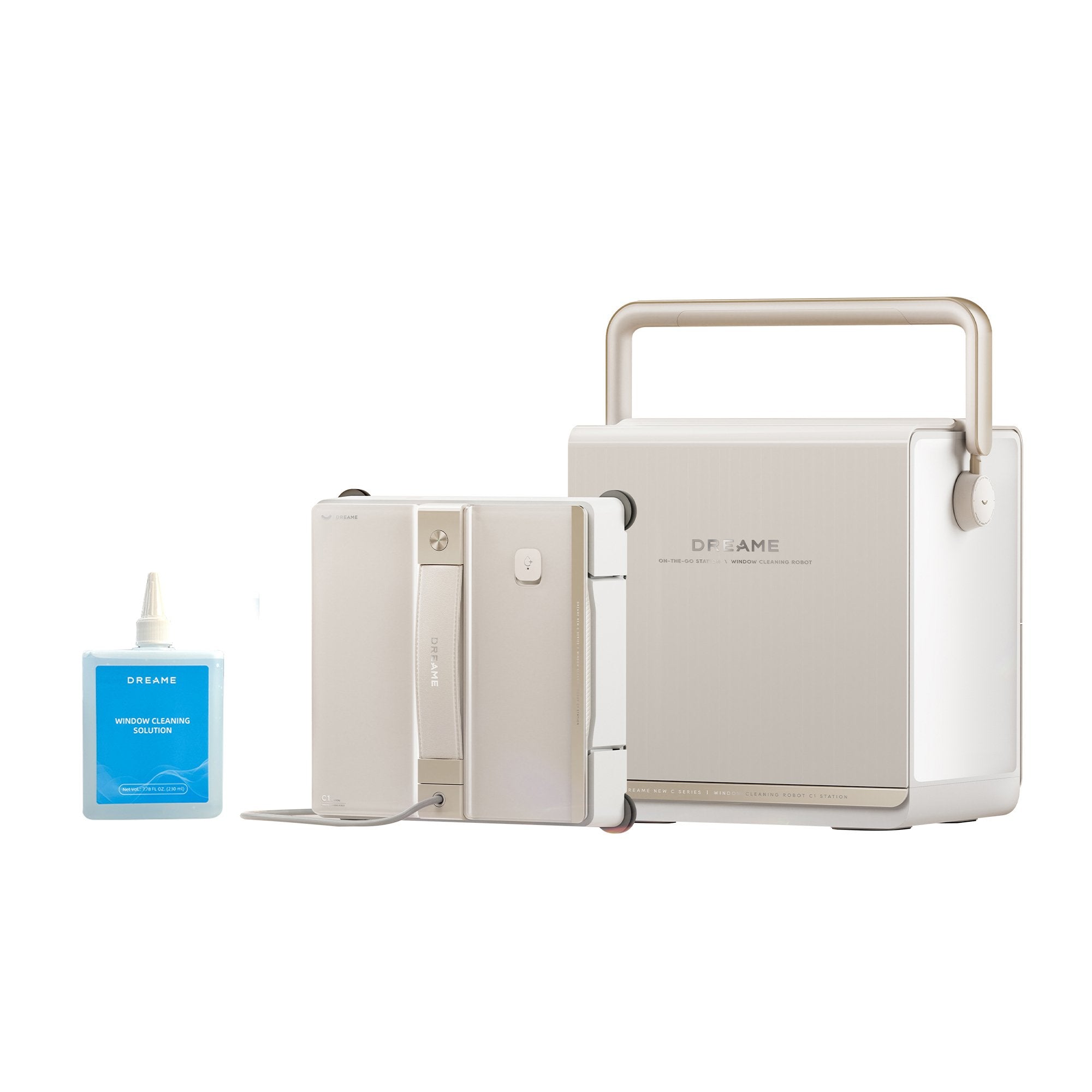 Dreame robot laveur de vitres C1 Station +Solution de nettoyage pour vitres améliorée 230ml