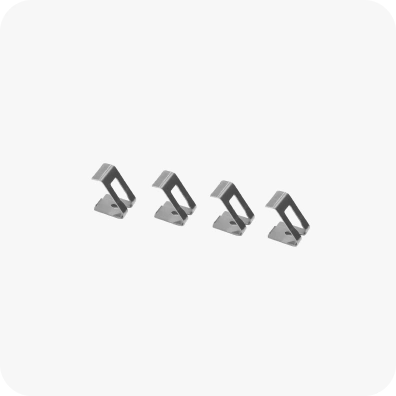 Plaque de fixation en acier
