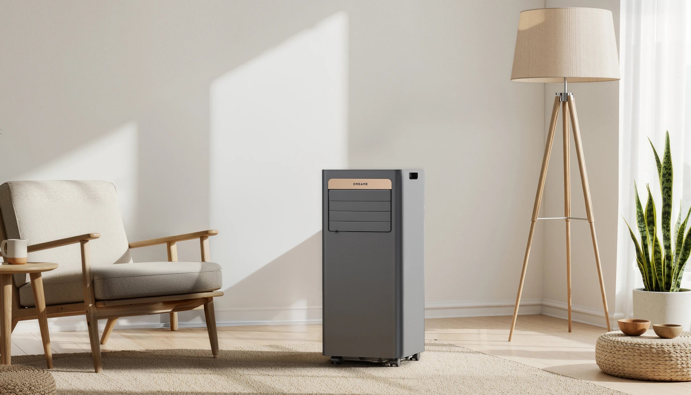 Dreame Climatiseur portable P-Wind10 9 000 BTU s'adapte à tous les petits espaces grâce à son design compact