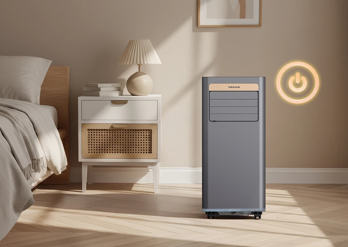 Dreame Climatiseur portable P-Wind10 9 000 BTU s'éteint automatiquement dès que le réservoir d'eau est plein