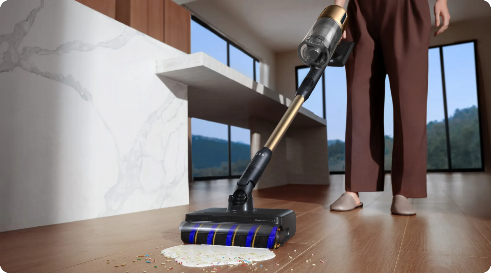 Dreame   Z30 Pro Aqua-A lave sans effort divers sols de la maison des salles de bain aux salons