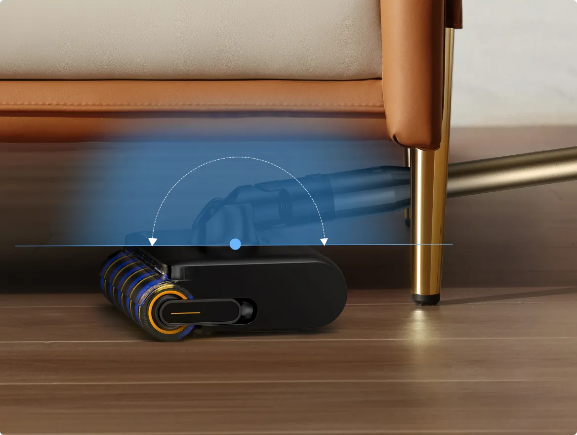 Dreame Z30 Pro Aqua-A Aspirateur balai laveur avec brosse rotative à 180 degrés pour nettoyer facilement les coins et les recoins.