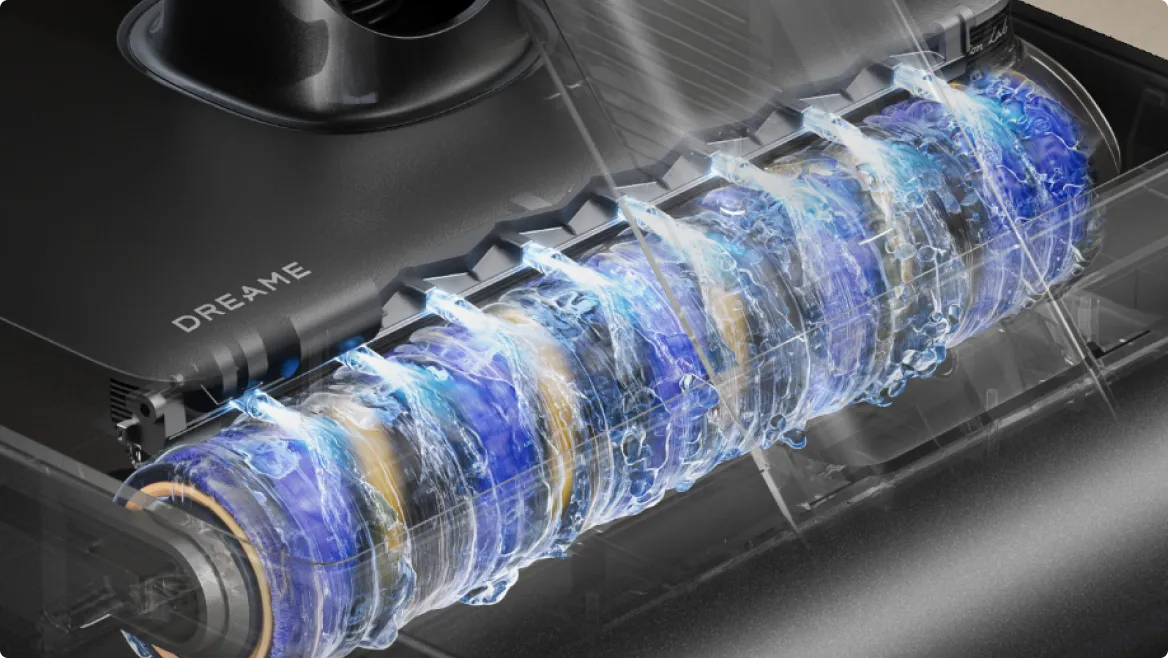 Capteurs infrarouges  Dreame   Z30 Pro Aqua-A identifiant précisément la taille et quantité de particules.