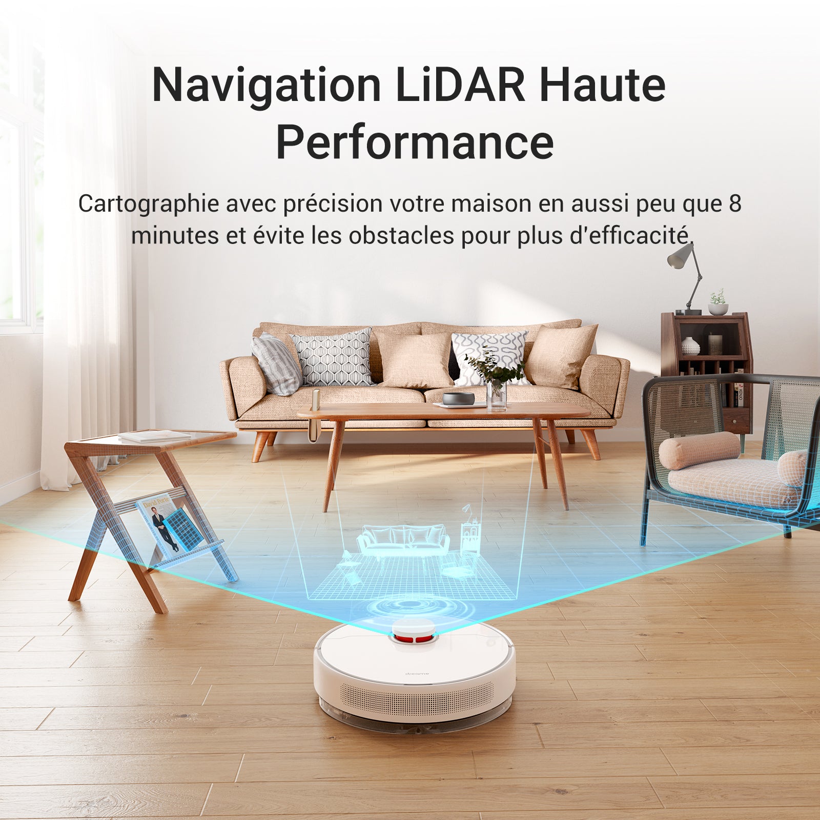 Test du DreameBot D10 Plus : Détecteur LiDAR et 45 jours d'autonomie
